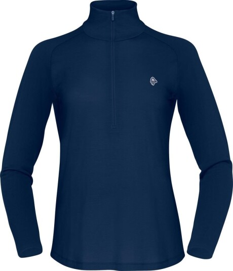 Norrøna Femund Pureull Zip Neck W Indigo Night S