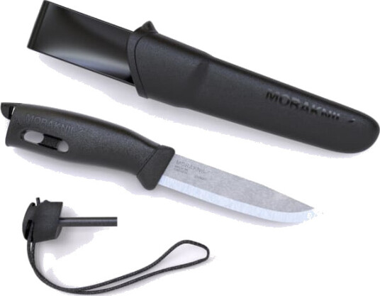Morakniv Companion Spark Jaktkniv 104mm med Tennstål - Svart Morakniv Companion Spark Jaktkniv 104mm med Tennstål - Svart