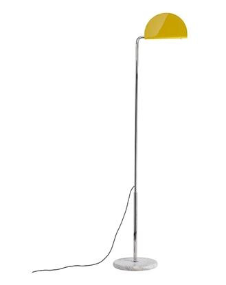 Dcw Éditions DCWéditions Mezzaluna Gulvlampe Krom/ Gul Dcw Éditions DCWéditions Mezzaluna Gulvlampe Krom/ Gul