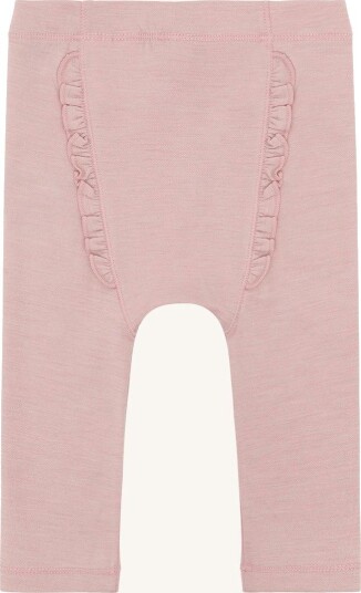 Hust and Claire - Leggings i merinoull "Lotta" Dusty Rose