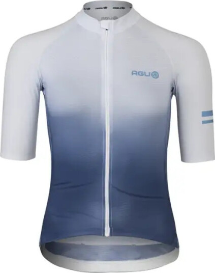 AGU Classic Breakaway sykkeltrøye korte ermer dip dye denim blue dame
