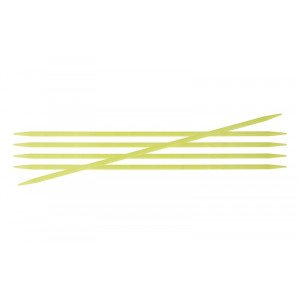 KnitPro Trendz Strømpepinde Akryl 15cm 3,75mm / 5.9in US5 Fluorescent