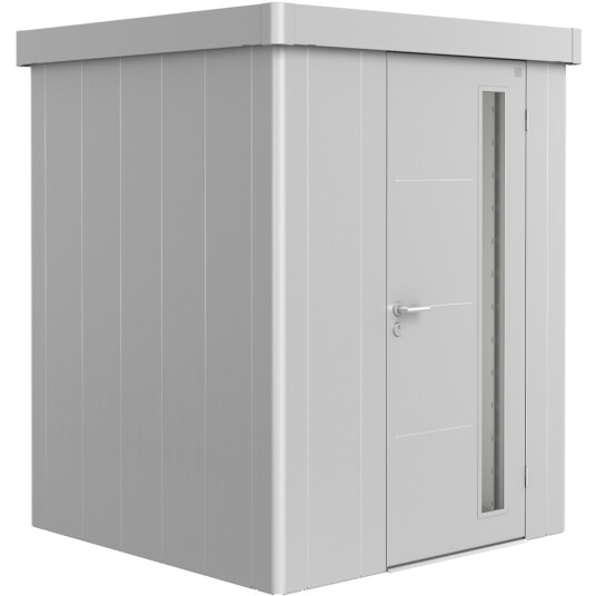 BIOHORT REDSKAPSBOD NEO 1A STD. DØR SØLV METALLIC BIOHORT REDSKAPSBOD NEO 1A STD. DØR SØLV METALLIC