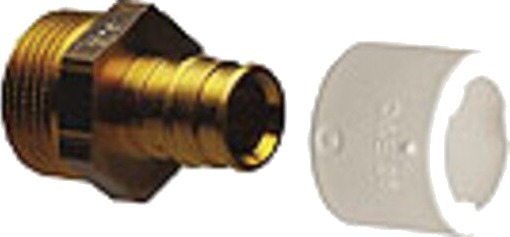 Uponor 15 mm Utvendig Gjenge Nippel Rørdel for PEX-A Systemer