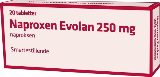 Naproxen evolan tab 250mg 20 ENPAC