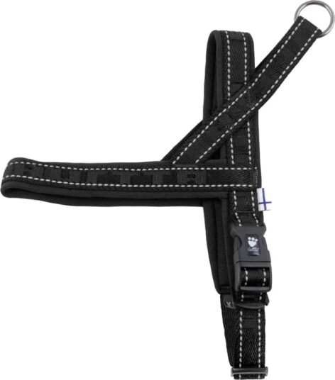 Hurtta Hundehalsbånd Casual Sele 90 cm Raven i Polyester
