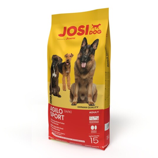 JosiDog Agilo Sport Tørrfôr til Hund 15kg - Glutenfri