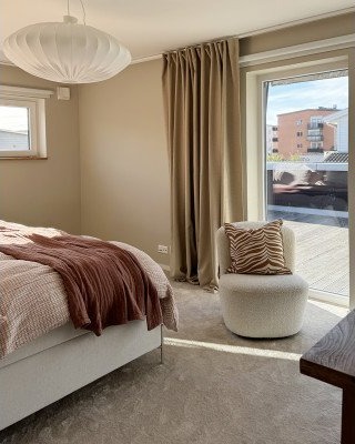 Kilands Stanford lys beige 307 vegg til vegg teppe