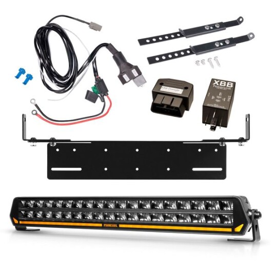 Ekstralys PURELUX Panther S540   Rett / 54 cm / 216W 1 stk   Komplett sett med justerbar ekstralysholder + XBB Dongle & PowerUnit