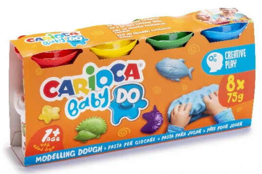 CARIOCA Baby Dough 8x75gr. 809446