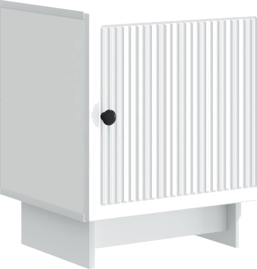 Nattbordskap Hvit 43 x 34,5 x 50 cm Konstruert tre