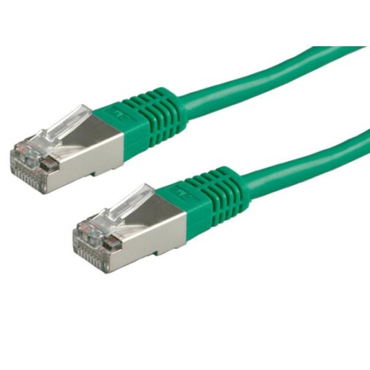 ROLINE SFTP-E1,0 GREEN  TP KABEL  CAT.5E, RJ45/RJ45 1,0 M.
