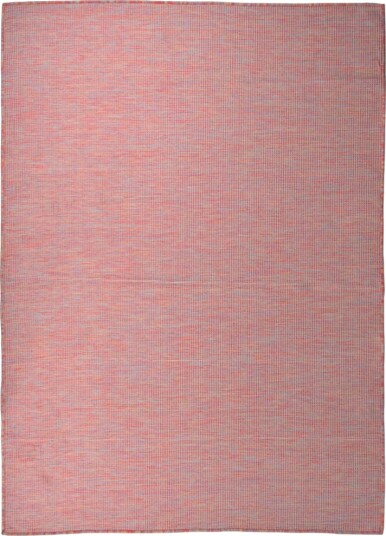 vidaXL Utendørs flatvevd teppe 200x280 cm rød vidaXL Utendørs flatvevd teppe 200x280 cm rød