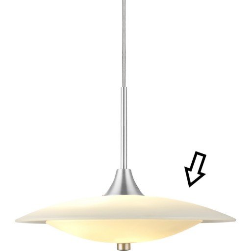 Halo Design reserveglass for Baroni pendellampe øverste skjerm Ø30 cm Halo Design reserveglass for Baroni pendellampe øverste skjerm Ø30 cm