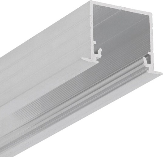 Topmet 1m aluprofil LINEA IN20 EE7F/U7 Ubehandlet aluminium innebygd LED skinne Topmet 1m aluprofil LINEA IN20 EE7F/U7 Ubehandlet aluminium innebygd LED skinne