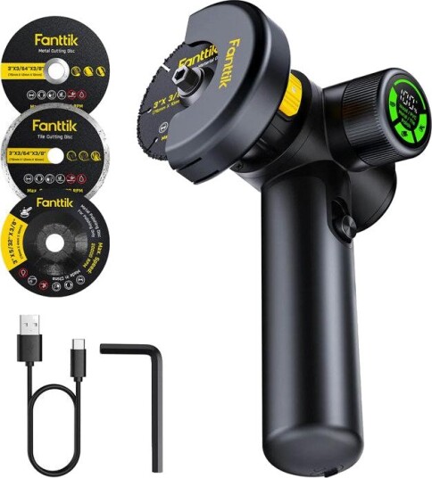 Fanttik Batteridrevet Vinkelsliper M10 Ace 10000 RPM