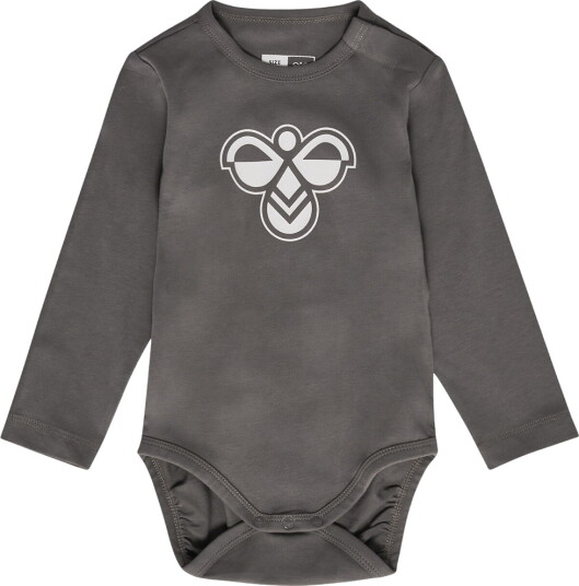 Hummel Body I/e hmlMini Logo Dark Gyllengrå Hummel 74 Langermet Body Armygrønn