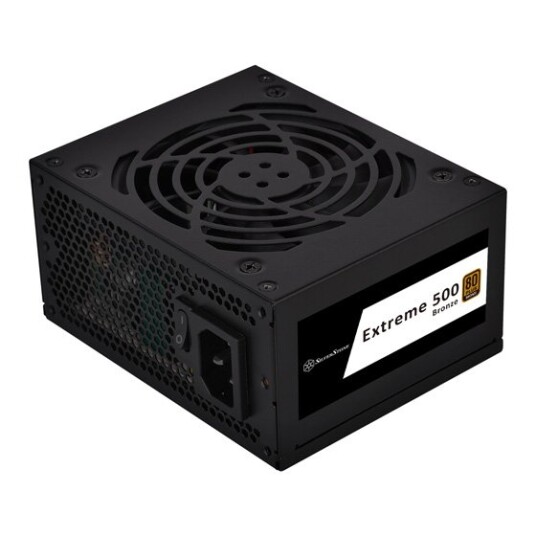 Silverstone Extreme 500 Bronze strømforsyningsenhet 500 W 24-pin ATX SFX Sort Silverstone Extreme 500 Bronze strømforsyningsenhet 500 W 24-pin ATX SFX Sort