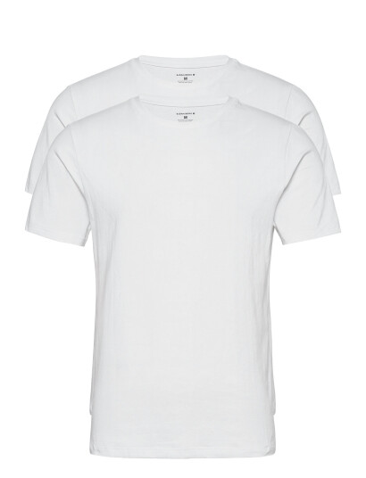 Björn Borg Core Slim T-Shirt 2P - White - XXL Björn Borg Core Slim T-Shirt 2P - White - XXL
