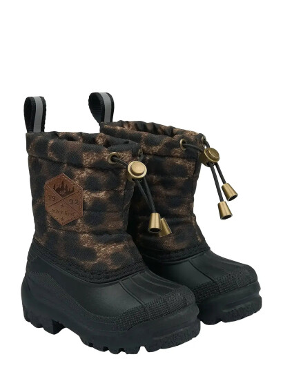 mikk-line Winter Boot Aop - Brown - 23