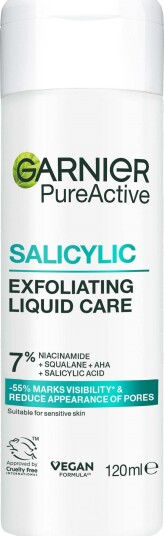 Garnier PureActive Salicylic Exfoliating Liquid Care 120ml Garnier PureActive Salicylic Exfoliating Liquid Care 120ml