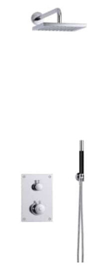 Tapwell Box7268 ED2 Takdusj Innbygging Krom / 200x200mm (TA-9424868)