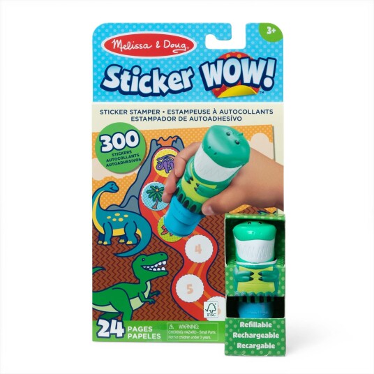 Melissa & Doug Sticker WOW! Aktivitetsbok Dinosaur Melissa & Doug Sticker WOW! Aktivitetsbok Dinosaur