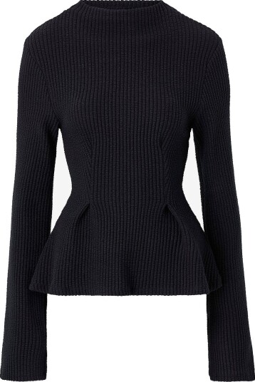 Gina Tricot Topp Peplum Svart