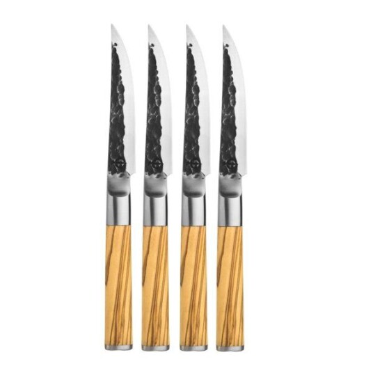 Forged   Biffkniver 4 stk olive