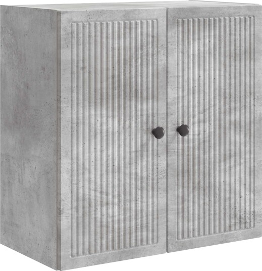 vidaXL Vegghengt skap Betonggrå 59 x 31 x 60 cm Konstruert tre