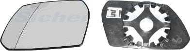 VAN WEZEL 1828838 Speilglass, ytterspeil