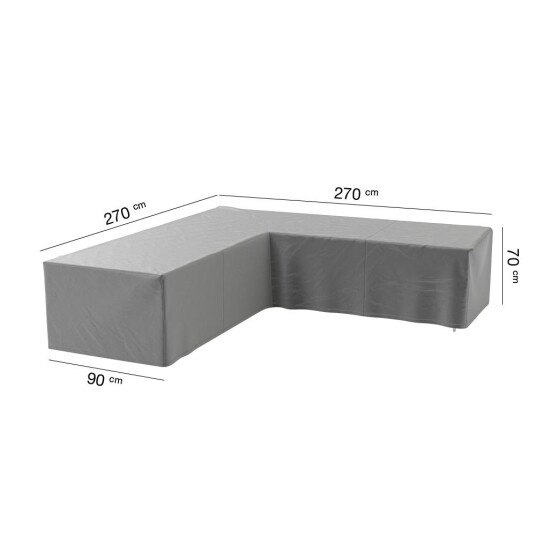 AquaShield Møbeltrekk AquaShield Til sofagruppe 270 x 270 x 90 cm Grå