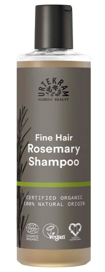 Urtekram Økologisk Rosmarin Sjampo for Fint Hår, 250 ml
