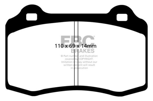 Bremseklosser EBC Brakes DP41140R Bremseklosser EBC Brakes DP41140R