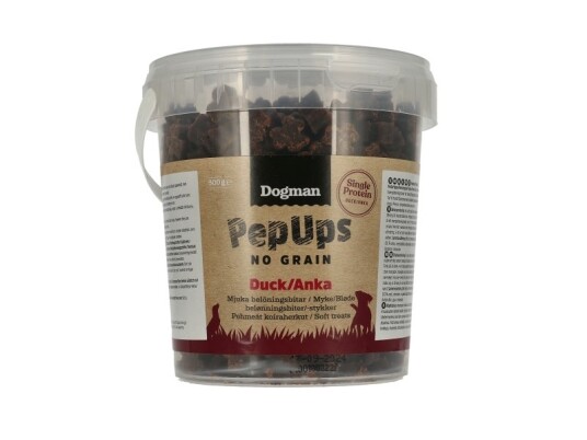 Dogman Pep Ups No Grain Anka 500G
