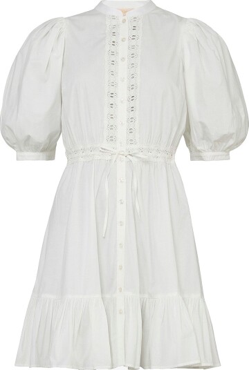 byTimo   Kjole Poplin Mini Dress   Hvit