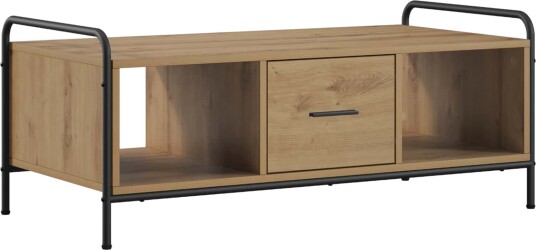 vidaXL Kaffebord Artisan eik 99,5 x 49 x 41 cm Konstruert tre