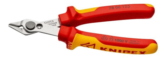 Knipex Electronic Super Knips 125 mm Isolert Precision Cutter Håndverktøy
