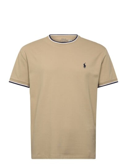 Polo Ralph Lauren Classic Fit Stretch Mesh T Shirt Beige M