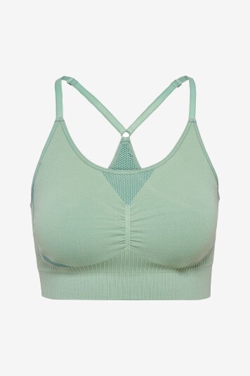 Hummel   Sports BH Hmlhiit Seamless Padded Bra   Grønn