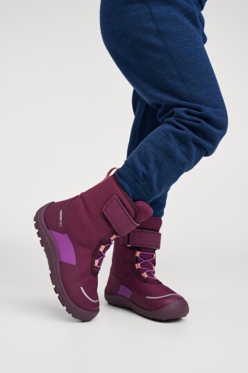 Reima Reimatec Barefoot Winter Boots Talvella Kids DEEP Purple 23 Reima Reimatec Barefoot Winter Boots Talvella Kids DEEP Purple 23