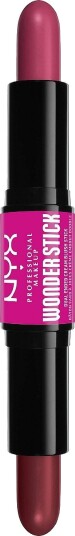 NYX Professional Makeup   Wonder Stick Dual Ended Cream Blush Stick   Rosa