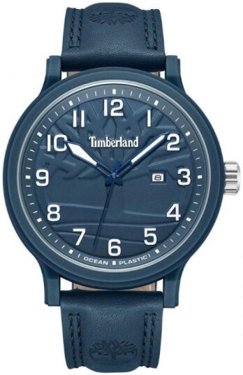 Timberland Herreklokke TDWGB0010701 Driscoll Blå/Lær Ø46 mm