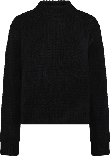 My Essential Wardrobe Mwolivia Knit Pullover   BLACK   M