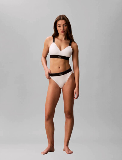 Calvin Klein High Waist Bikini White XS