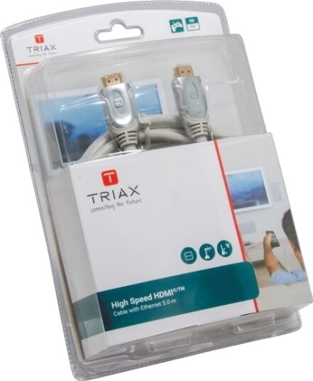 Triax 370718 5 M Hdmi Type A Standard Hdmi Type A Standard Audio Return Channel Arc Grå