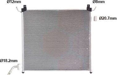 Radiator motorkjøling VAN WEZEL 02012710