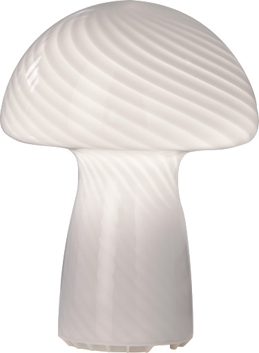 Veli Line Mushroom oppladdningsbar bordlampe hvit