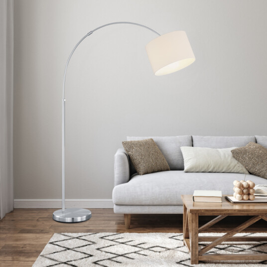 Trio Lighting Hotel gulvlampe Nikkel Trio Lighting Hotel gulvlampe Nikkel
