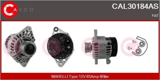 Dynamo CASCO CAL30184AS Dynamo CASCO CAL30184AS